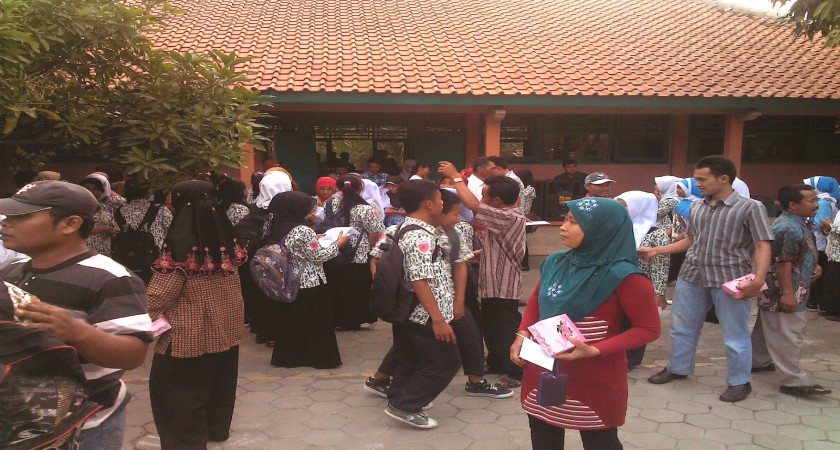 Pengumuman dan Pelepasan Siswa-siswi Kelas 9 SMP N Jumantono Tanggal 14 Juni 2014