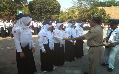 Siswi SMPN 2 Jumantono Juara III Lomba Kader Kesehatan Kab. Karanganyar